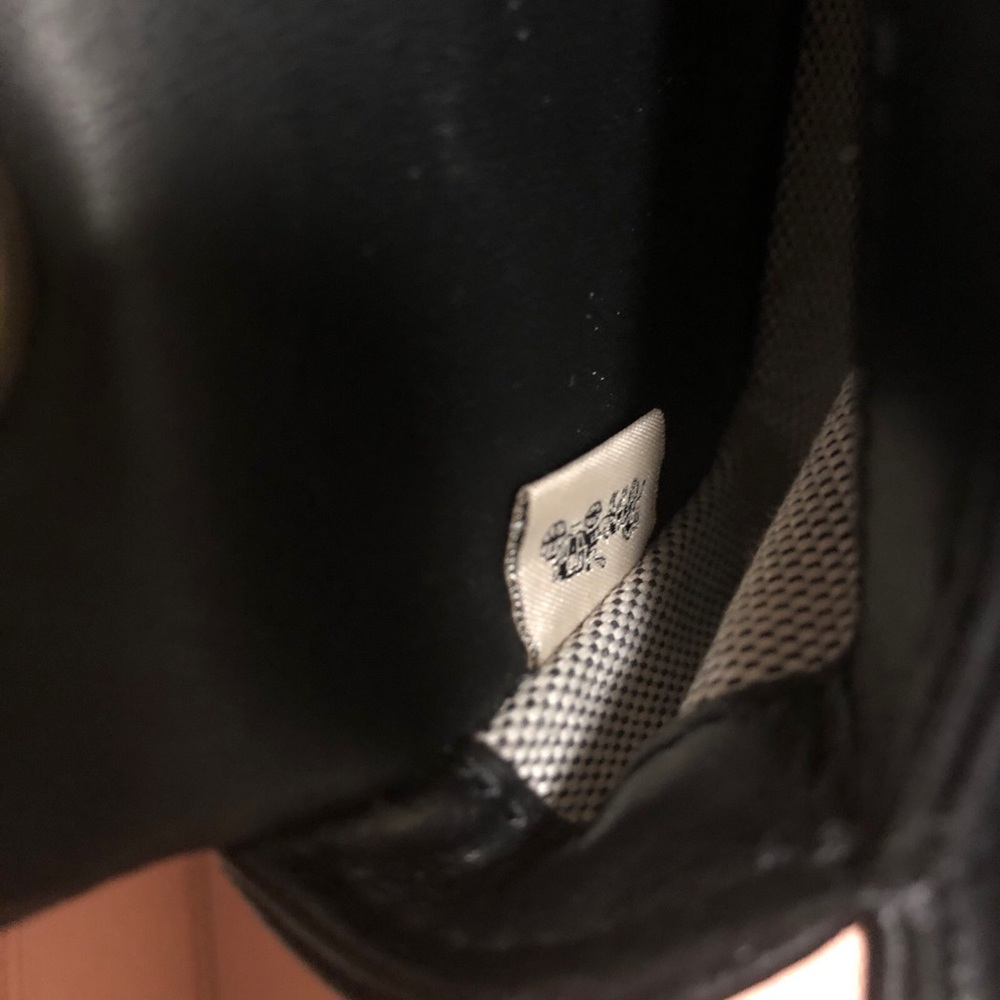 Coach Black Quilted Leather Shoulder Bag with Gold C and Chain Strap - Picture 10 of 13